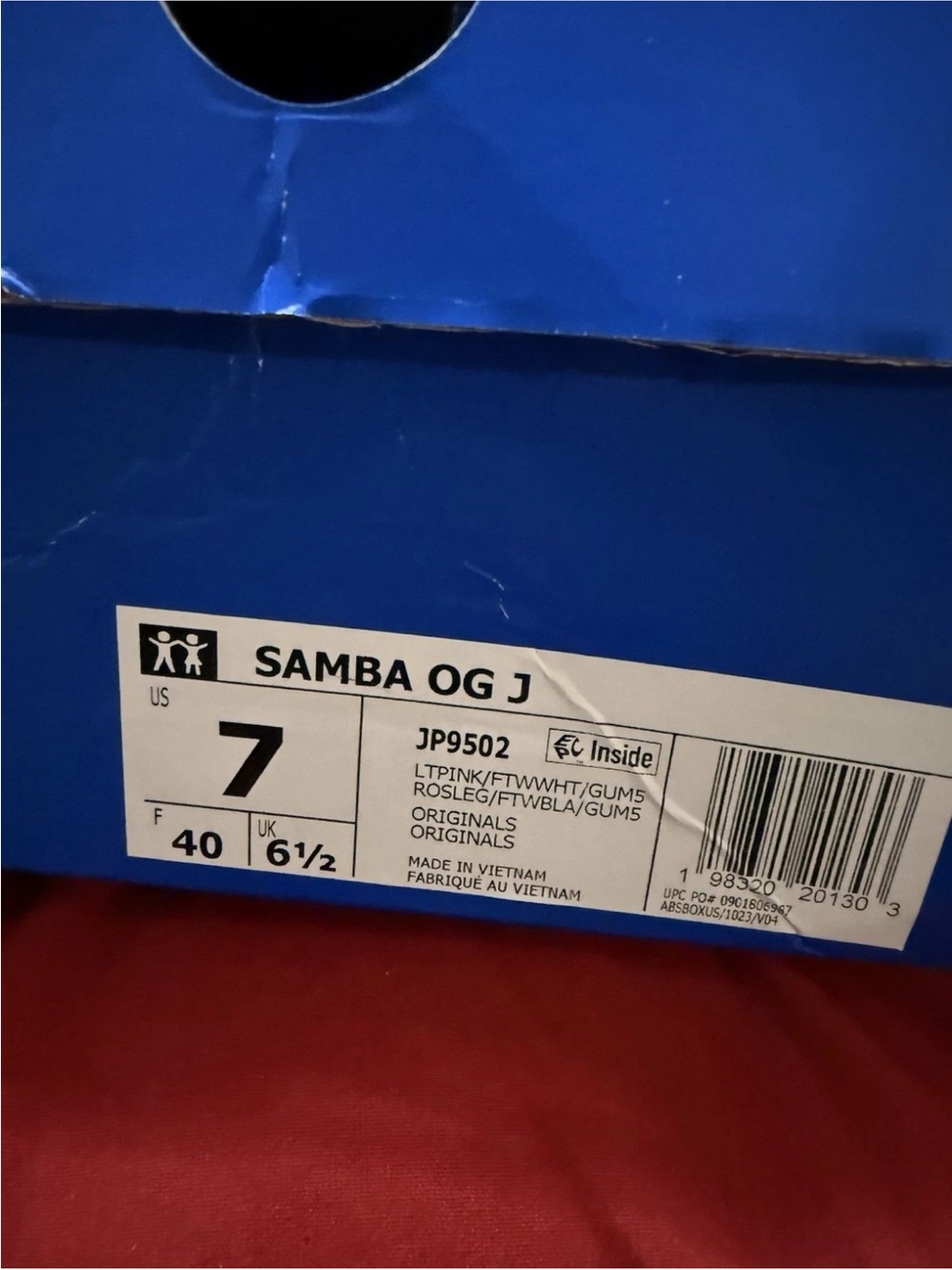 adidas Pink & White Women's Sneakers Samba-inspired - Picture 2 of 4